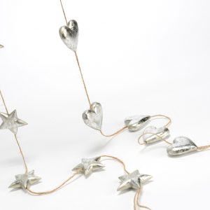 Guirlande coeurs/étoiles