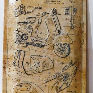 Plaque Vespa GS