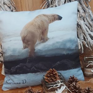 Coussin signé OURS du pôle Nord 2