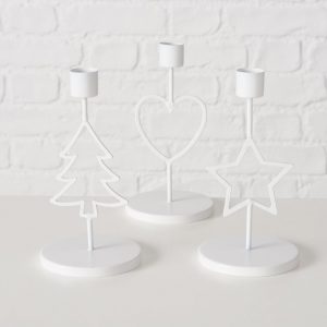 Assortiment de 3 bougeoirs