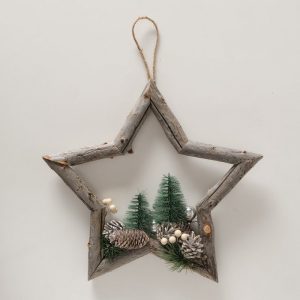 Décoration Étoile enneigée