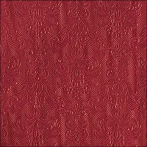 Serviettes en papier Elegance rouge