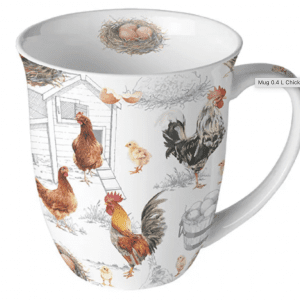 Mug 0.4L poules