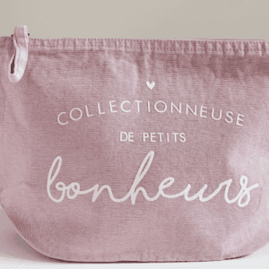 Trousse Vintage - Rose- Collectionneuse De Petits Bonheurs