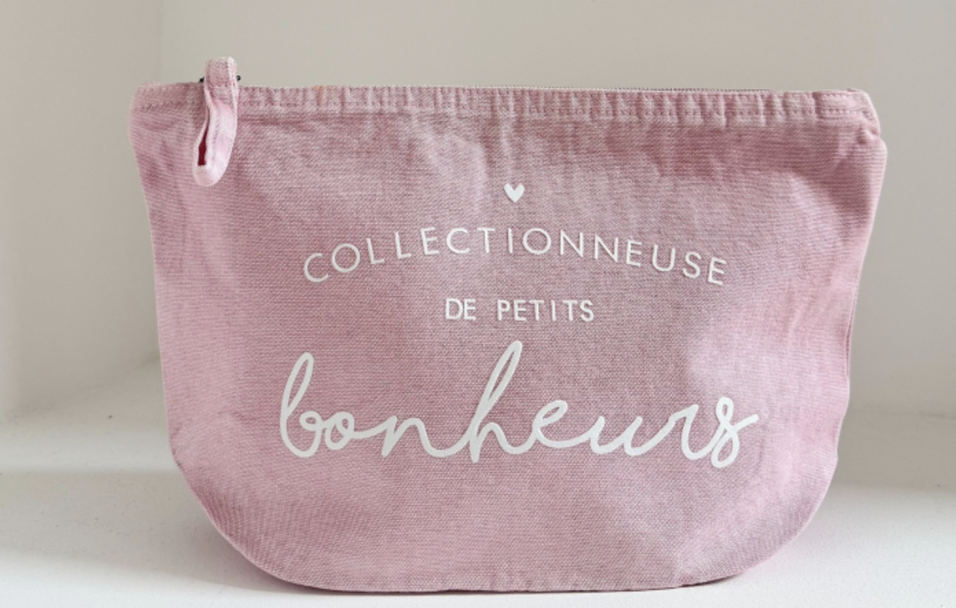 Trousse Vintage - Rose- Collectionneuse De Petits Bonheurs