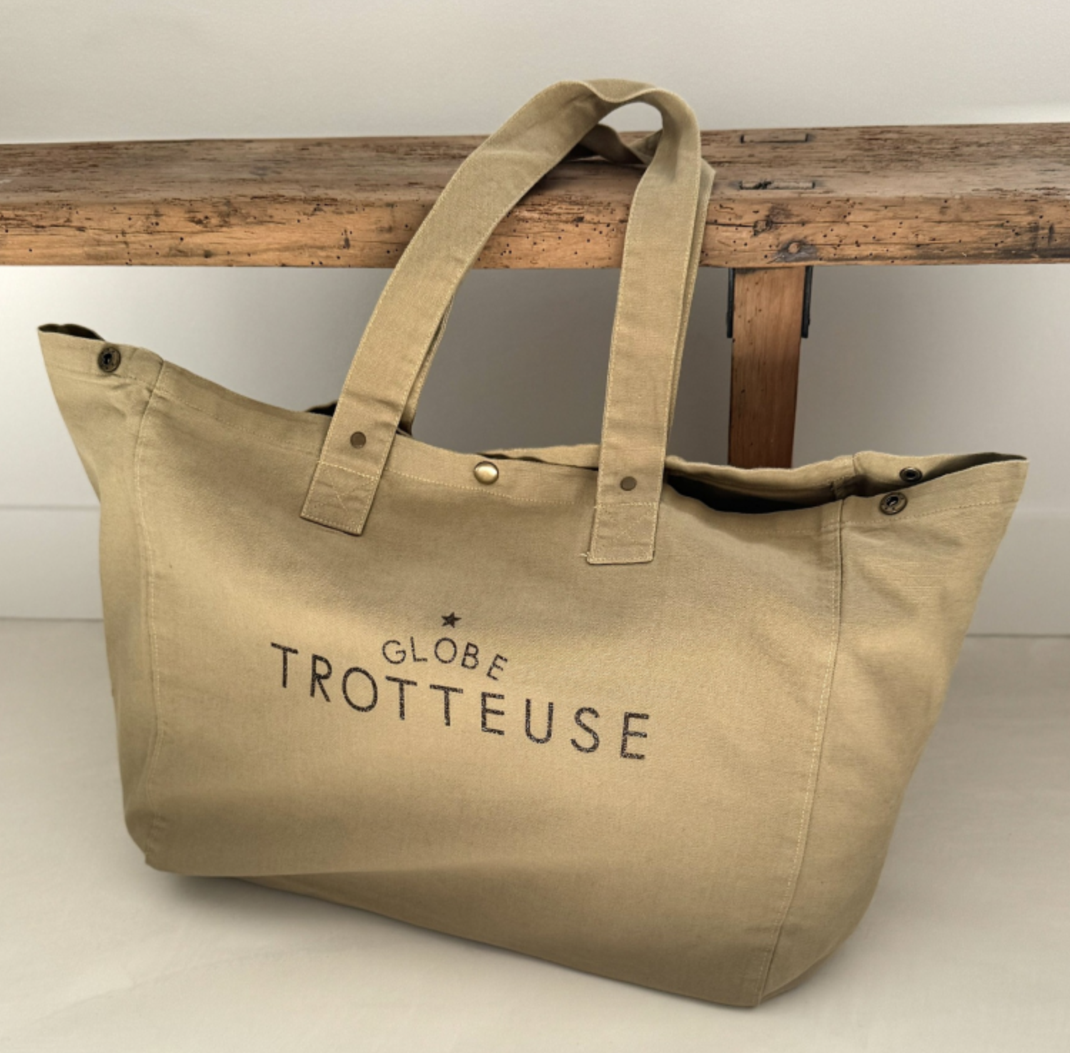 Grand Cabas - Sable - Globe Trotteuse – Image 3